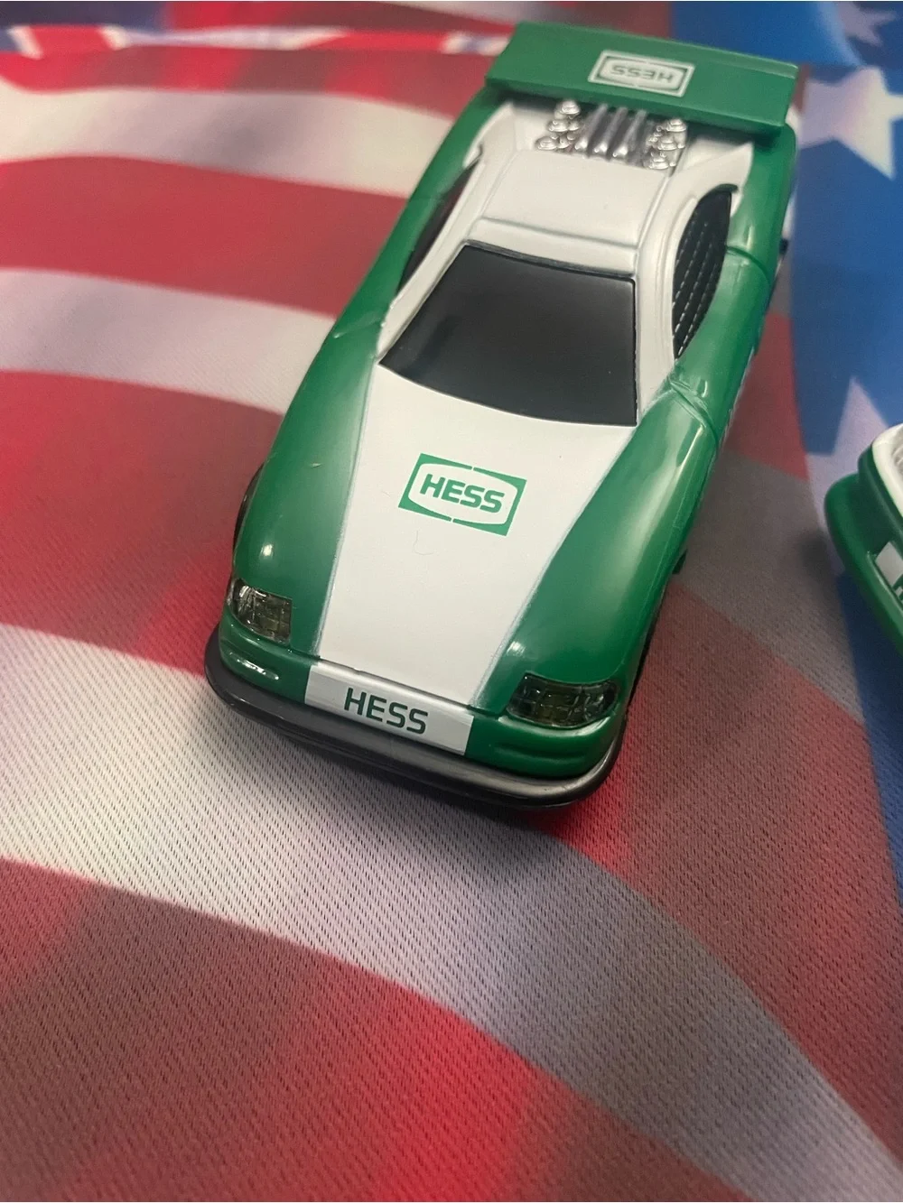 2 HESS Racers Racing Cars w/ Lights 4” 1997